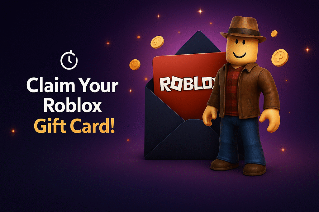 🚨 Roblox Fans: Don’t Miss This Free Gift Card Giveaway!