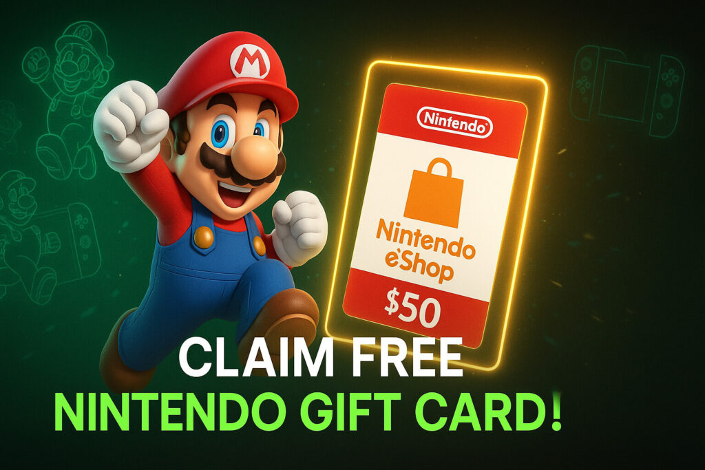 Free Nintendo Gift Card Giveaway – Play More, Pay Less!